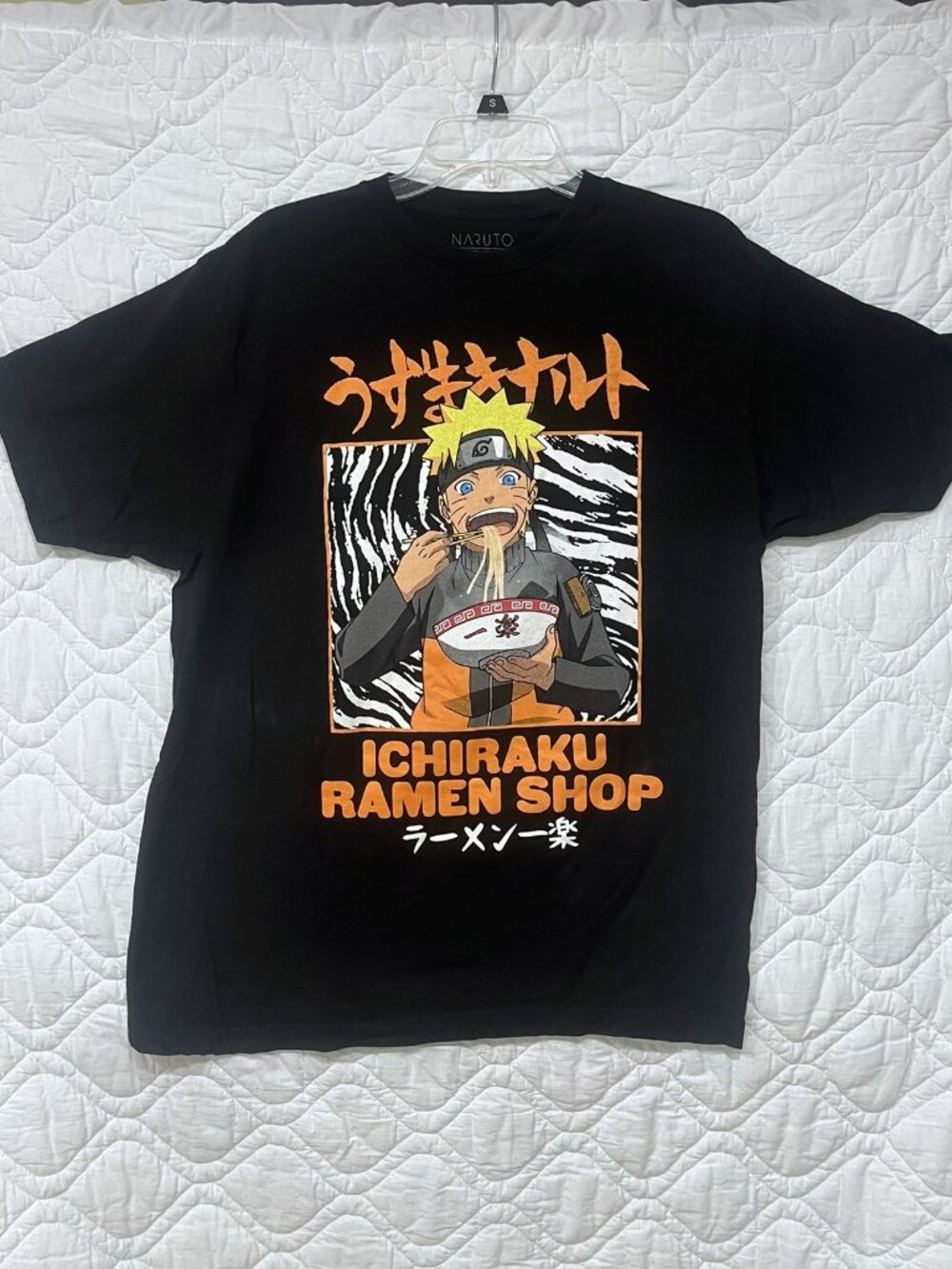 Naruto Shippuden T-Shirt – 2007 Ichiraku Ramen Shop – Black – Size Large